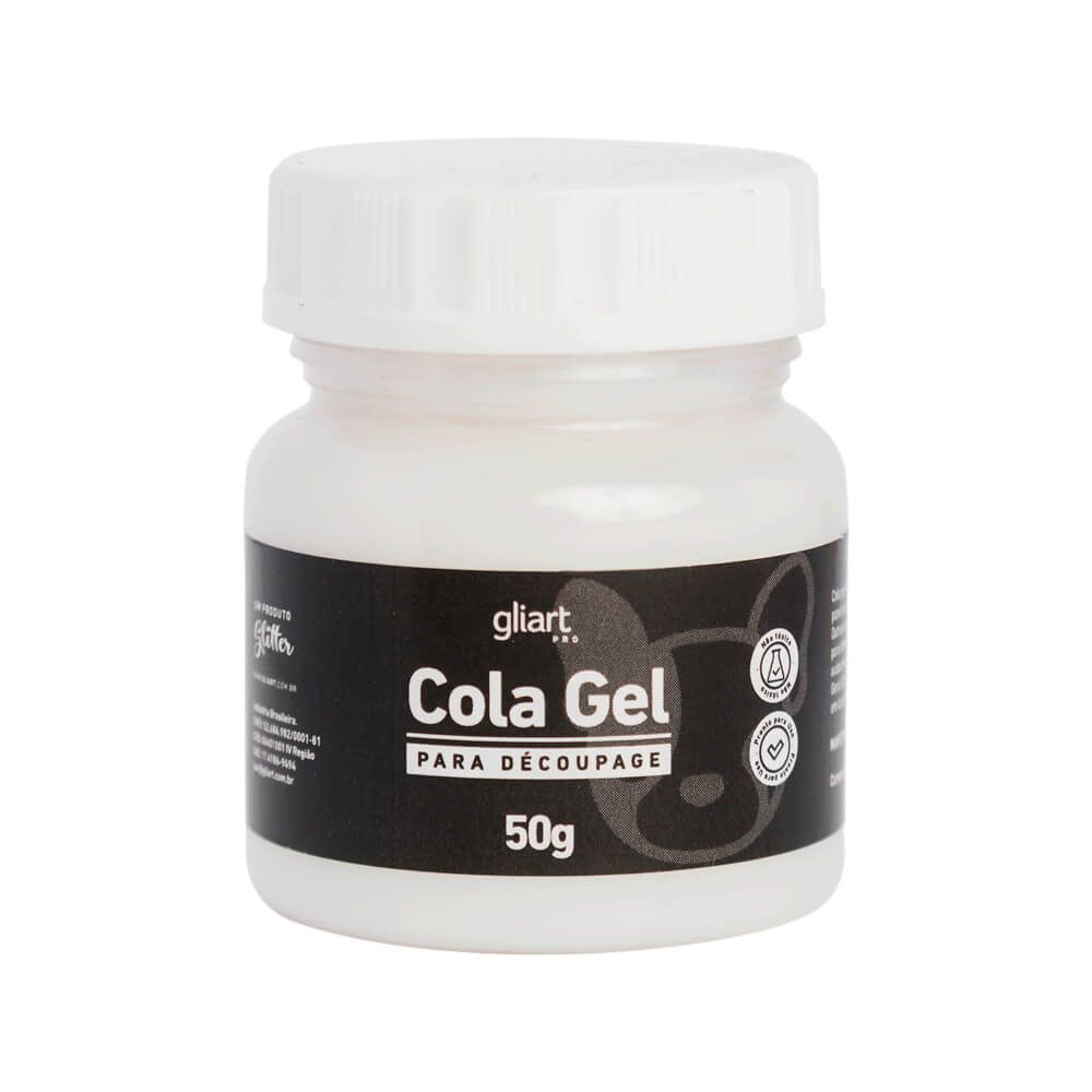 Cola Gel para Decoupage Gliart 50gr PA3523 Loja da Tina