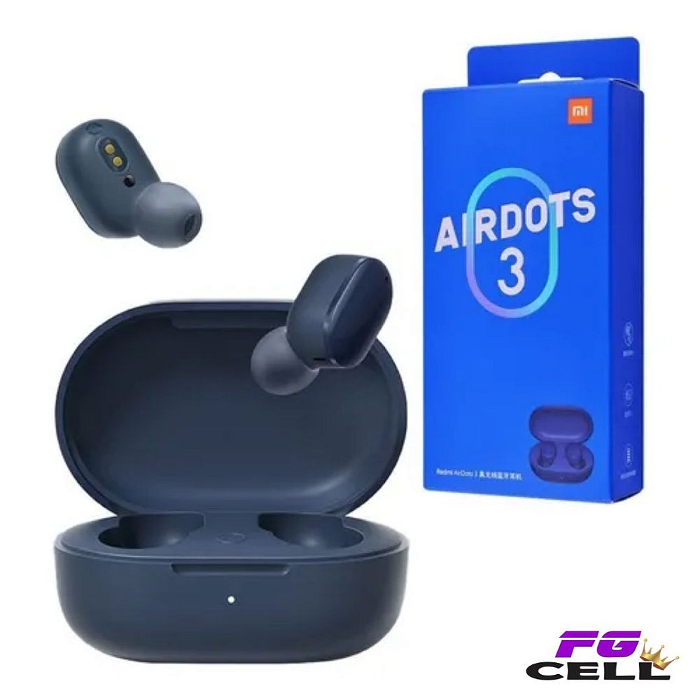 Fone de Ouvido Bluetooth Xiaomi Redmi AirDots 3 - FG CELL ACESSÓRIOS E  ASSISTÊNCIA TÉCNICA PARA CELULAR