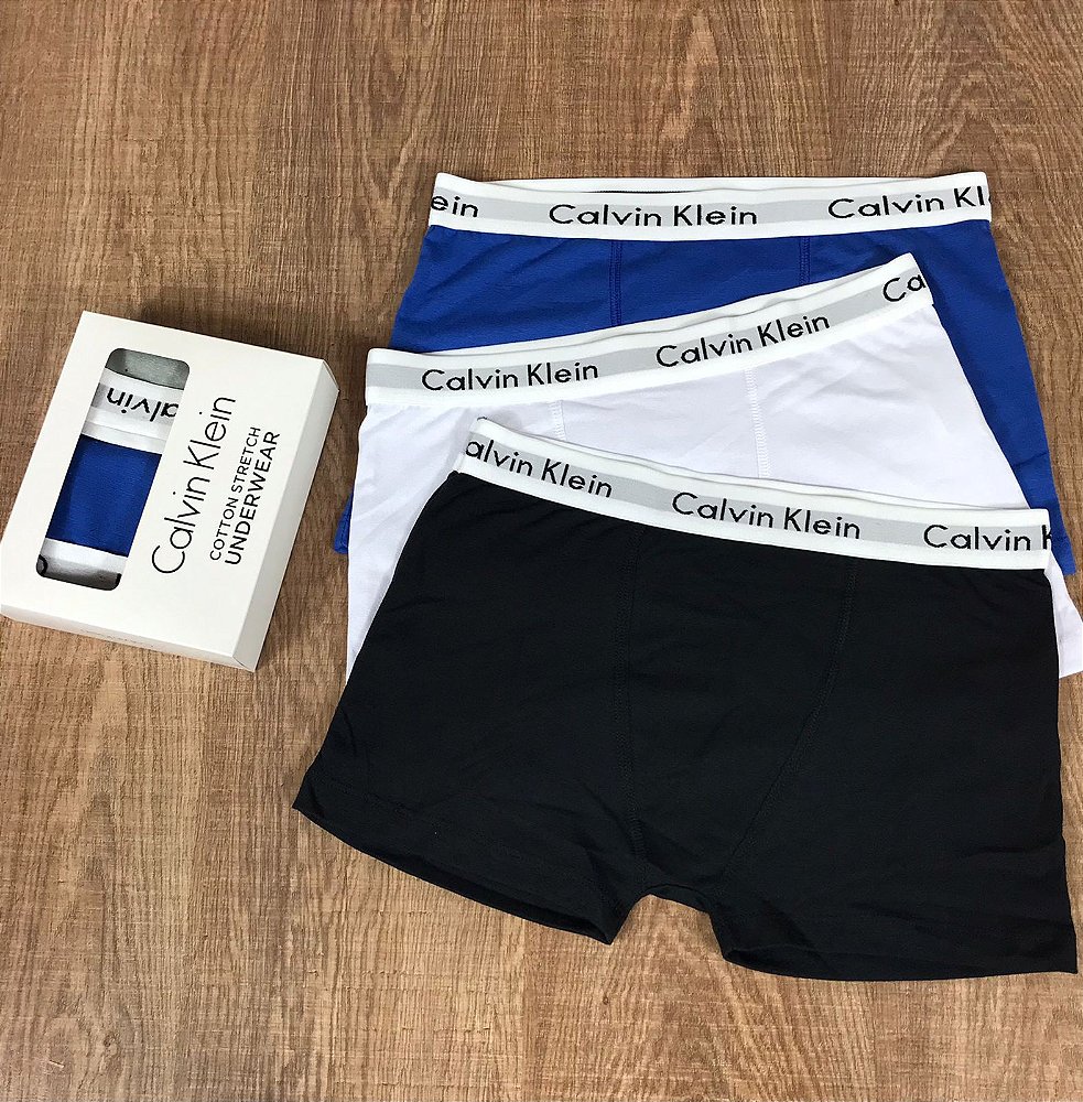 Kit Cueca Boxer CK 100% algodão com 03 Unidades Combo 195 - MAGAZINE -  Moda, calçados, acessórios; eletrônicos; ferramentas; esporte e fitness;  joias; pet; suplementos; brinquedos;