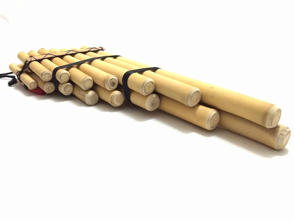 Quena Flauta Pan Hecha Peruana Indígena Inca feita a mão O Acústico