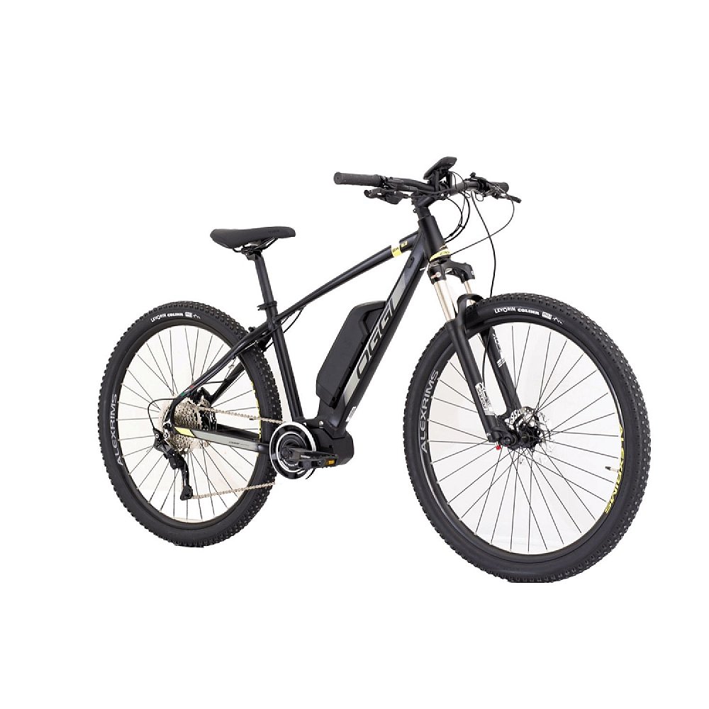 Bicicleta elétrica Oggi Big Wheel 8.2 aro 29" Shimano E6002 preto e cinza -  Ciclo Urbano Bicicletas