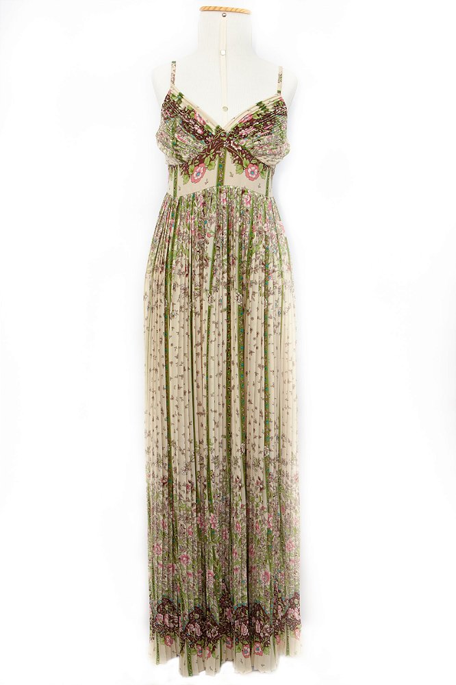 Vestido longo florido Fernanda Chies 36 - Brand New Brechó | Sofisticação e  Sustentabilidade Online
