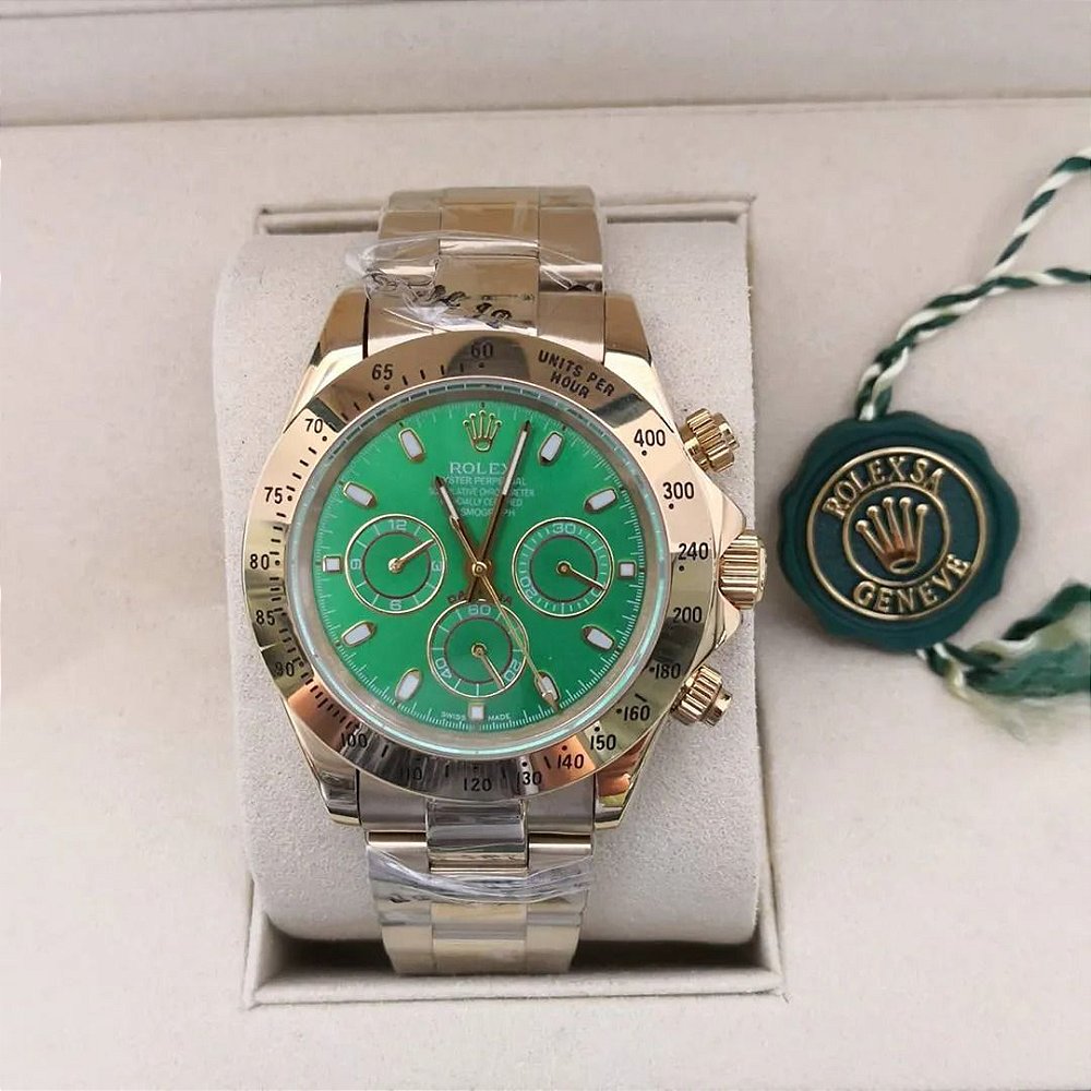 rolex daytona dourado