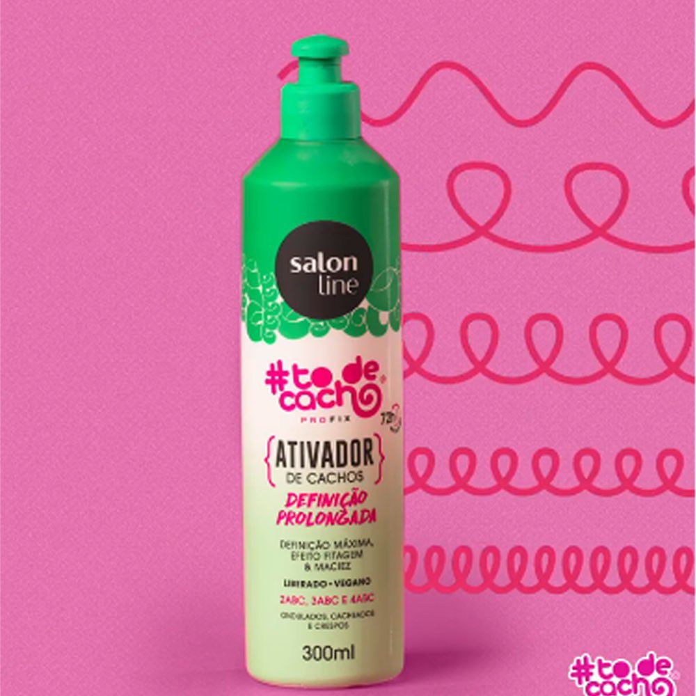 Ativador De Cachos Salon Line 0300ml To De Cacho Definicao Prolongada Sandrinha Cosmeticos E Produtos De Beleza