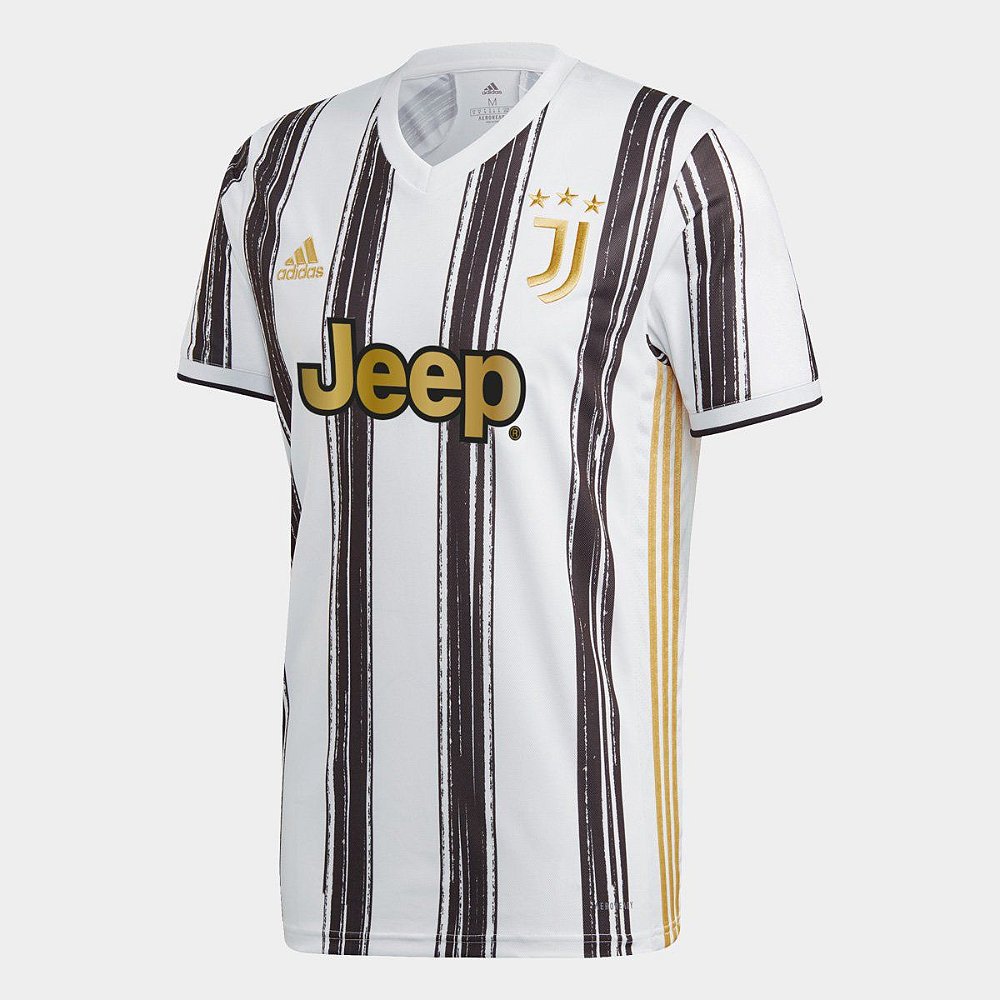 Camisa da Juventus Preta e Branca Home 20-21 - GRINDING®