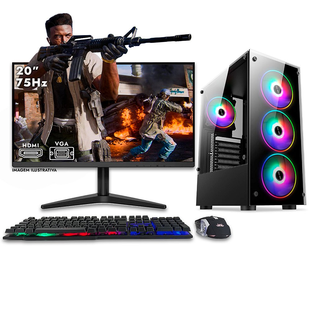 ゲーミングPC/core i7/500GB/GTX750Ti/Office搭載 Computador NextPC Gamer Completo Intel Core i7 4ª, GTX 750ti 2GB