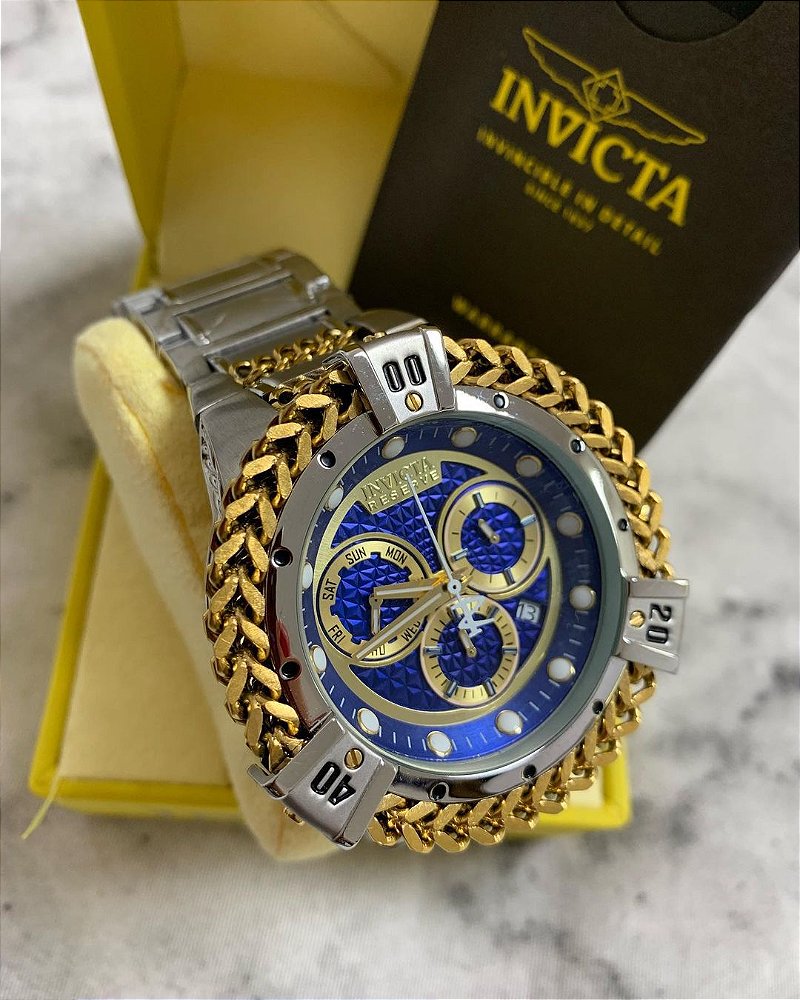 invicta bolt dourado