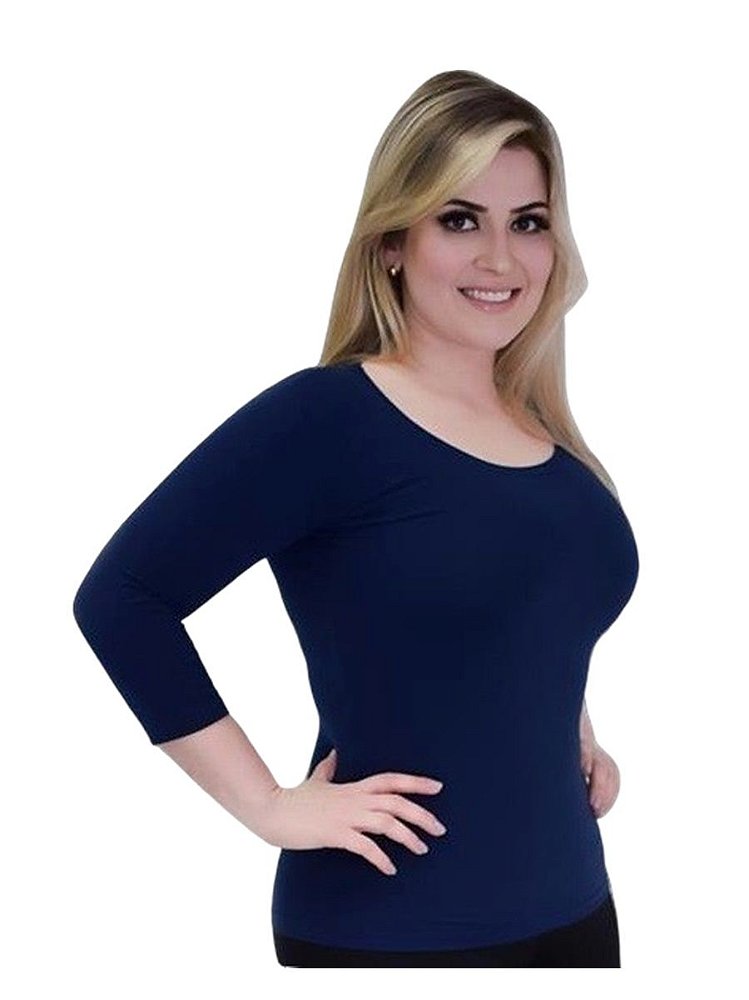 Blusa poliamida com elastano Clearance