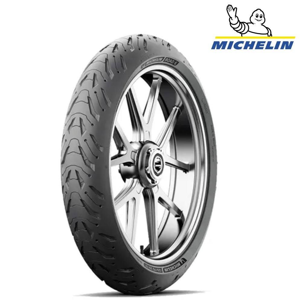 Jeu De Pneus Michelin Road 6 - 120/70-17 (58W) Avant + 150/70-17 (69W) Arrière, DOT 2022, Neufs