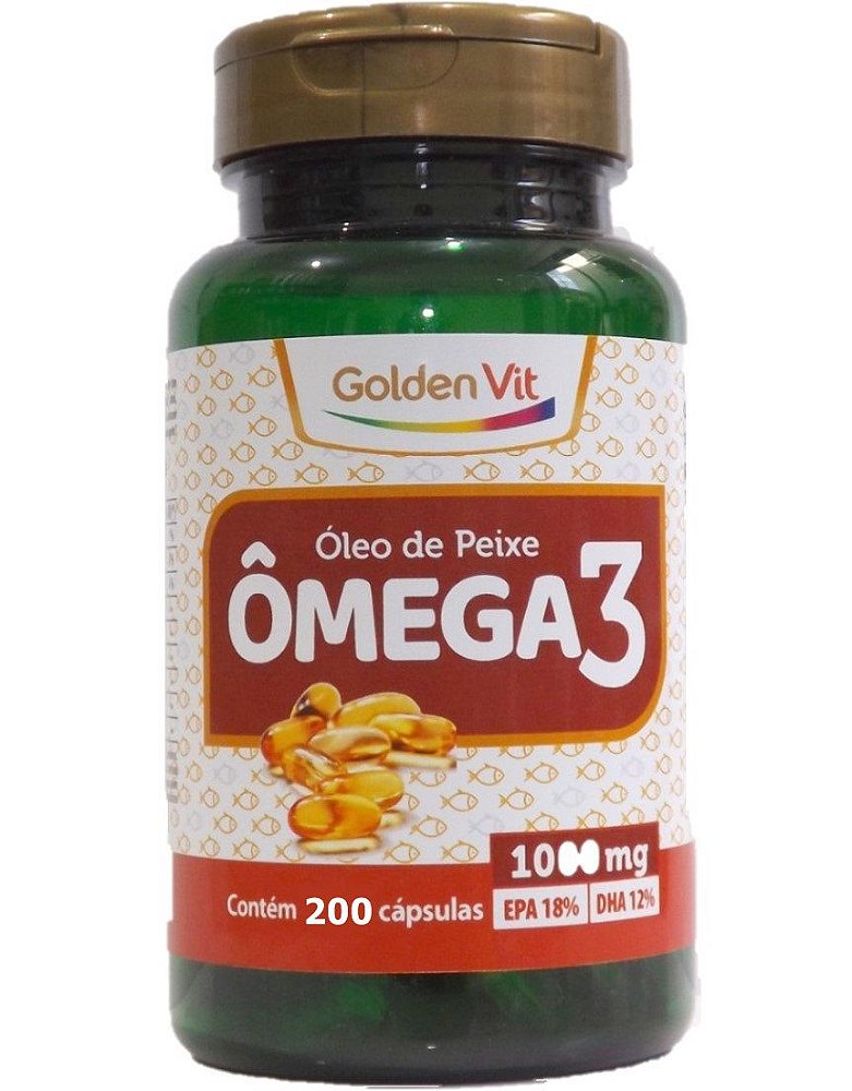 Omega 3 1000mg 200caps Golden Vit FarmaViver