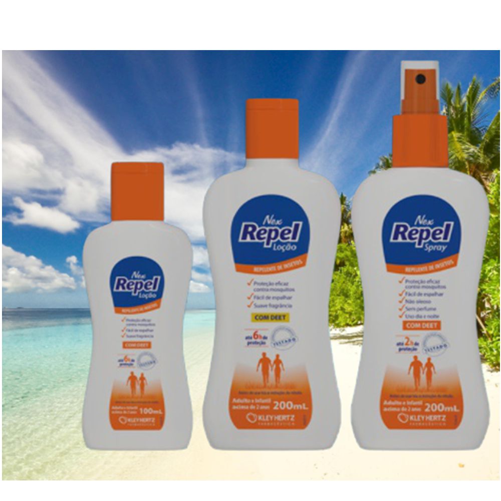 Nex Repel Repelente Spray Deet 200ml Kley Hert FarmaViver