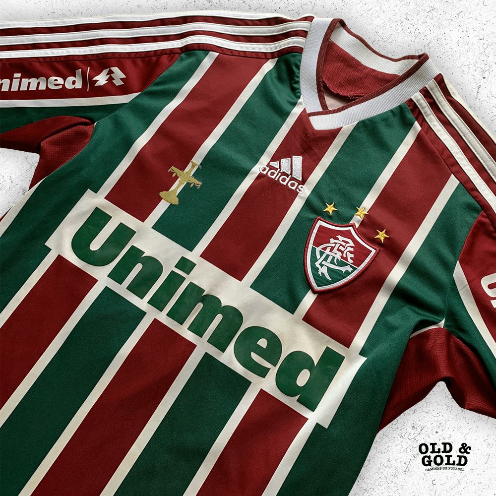 Camisa Fluminense 2009 #10 - P - Old & Gold