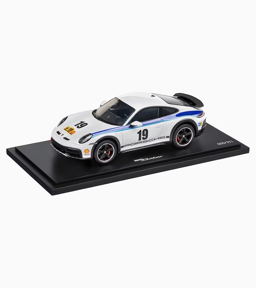 Porsche 911 RSR Goodbye #92 1:18 White/Multic - Modelo de Carro em