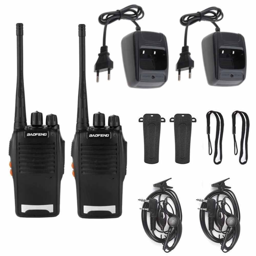 Kit 2 Rádios Comunicadores 777s Baofeng Metal Gold METAL GOLD