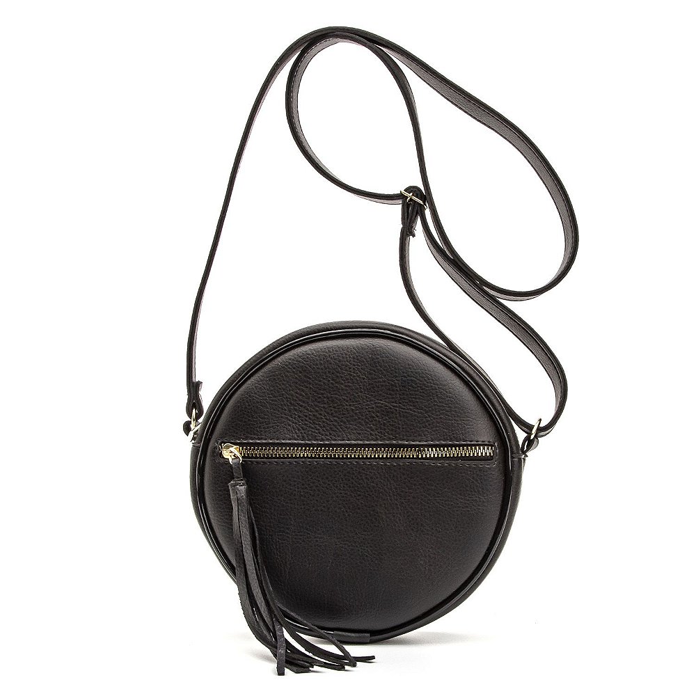 round black bolsa