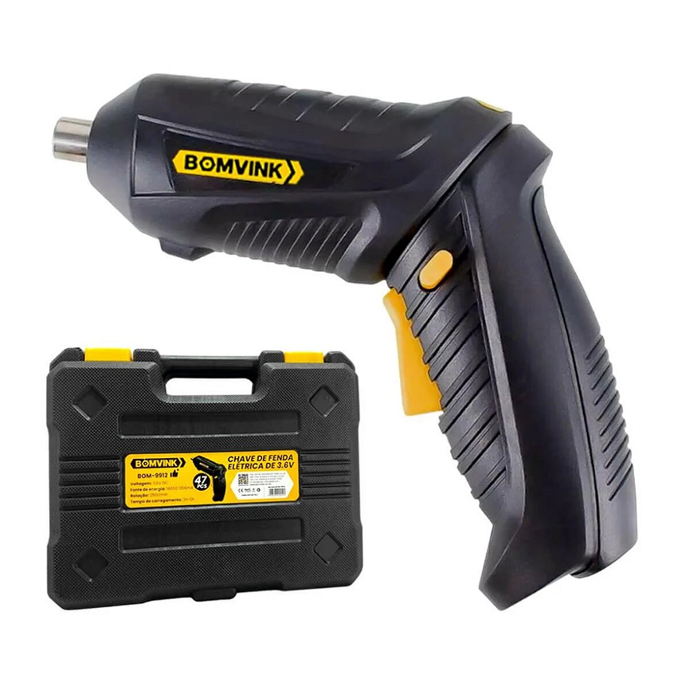 PARAFUSADEIRA ELETRICA 1300AH TORQUE BOM-9912 - Gimix informatica