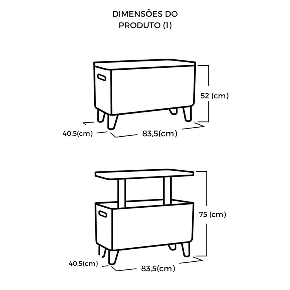 Cooler Breeze Bar 56 Litros Cinza Escuro Keter