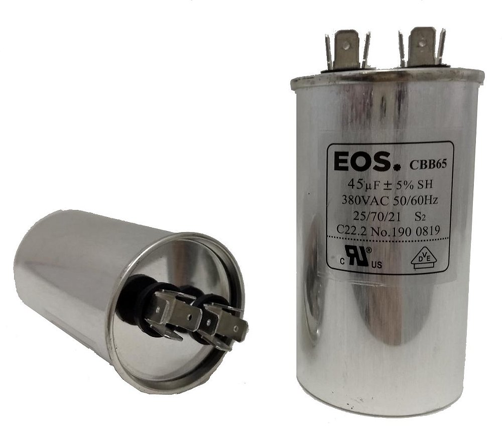Capacitor 45 Uf 380V Copo Aluminio Webinstalar Web Instalar Peças