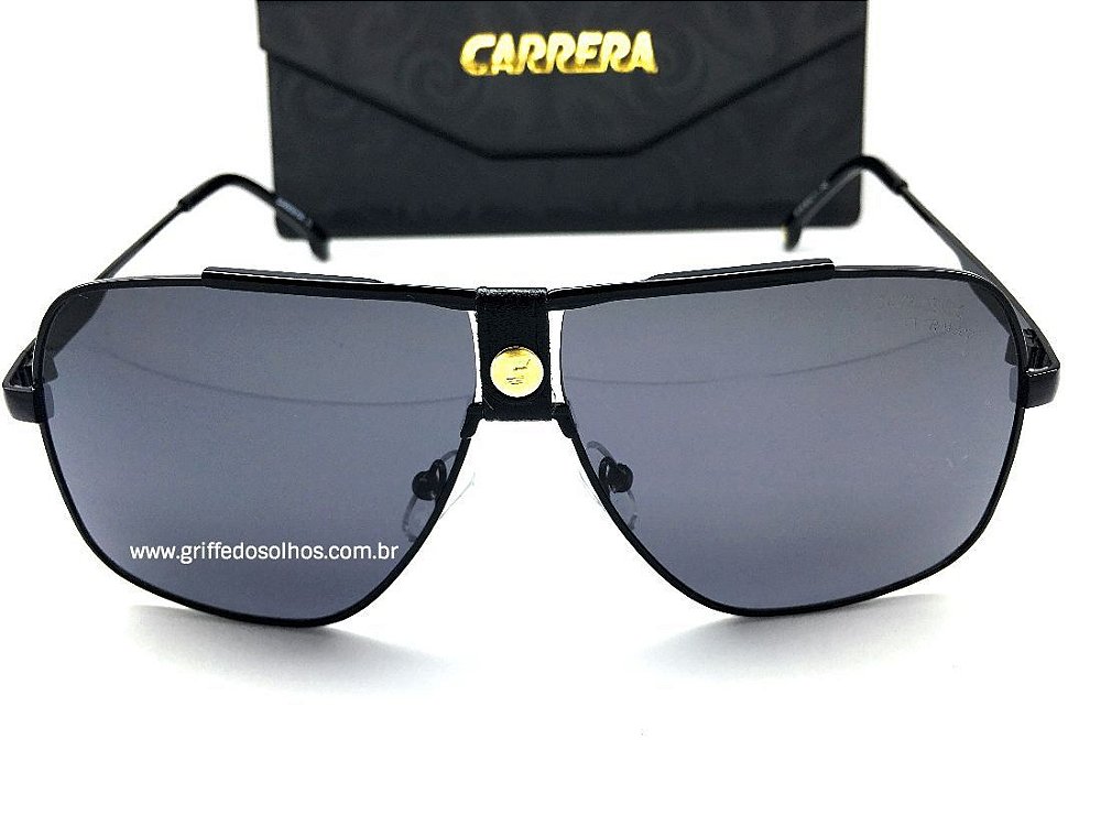 Carrera 1018 Quadrado / Preto Degradê Oculos de Sol Armação Preta - Griffe  dos Olhos | Replicas Óculos de Sol e Armação