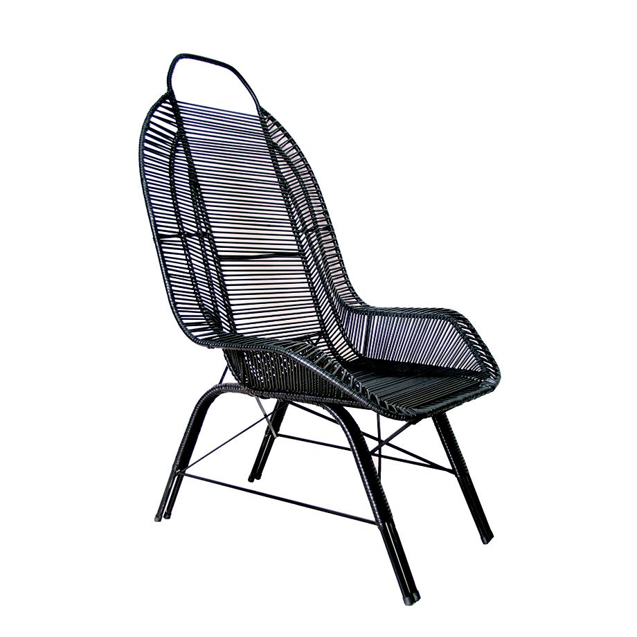 Cadeira CAD Plus Size Yota Adulto Aspen Mart para Pessoas com altura entre  1,66 m até 1,75 m e Peso até 180 kg em Fios de PVC Espaguete - Cadeiras Cad