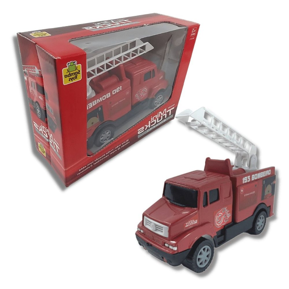 Caminhão de Bombeiro Infantil Mini Truck Brinquedos - Loja Ortsac