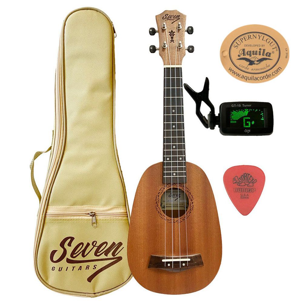 seven guitars ukulele