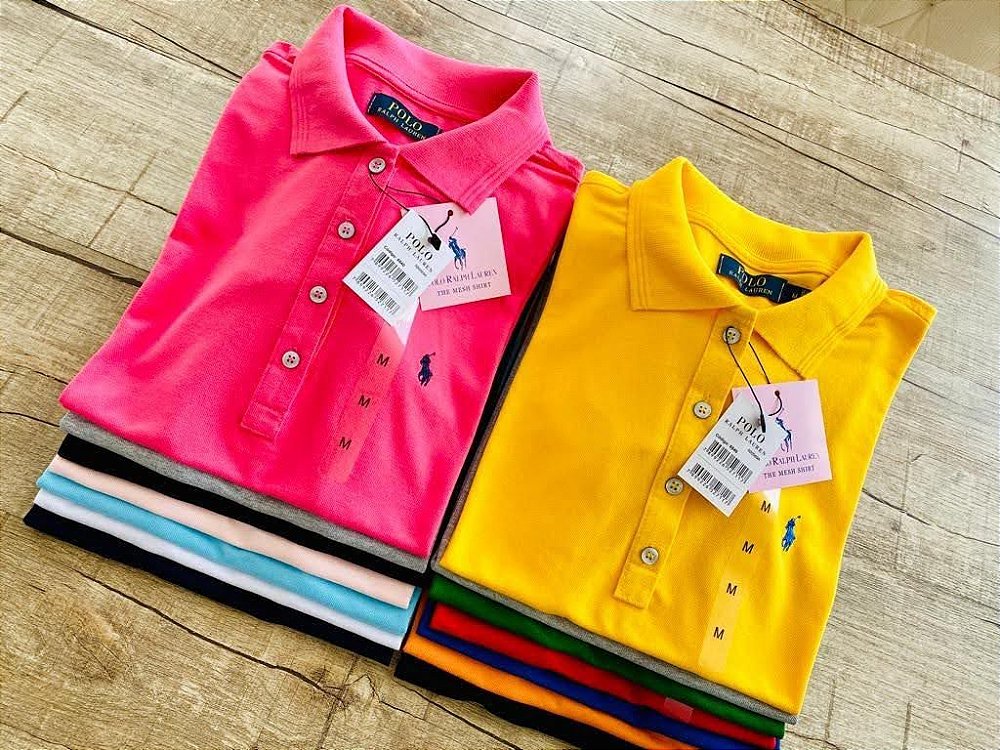 Kit 30 Camisas Pólos Peruanas Femininas - Epidemia Grifes - A sua Outlet de  roupas masculinas, femininas e perfumes importados.