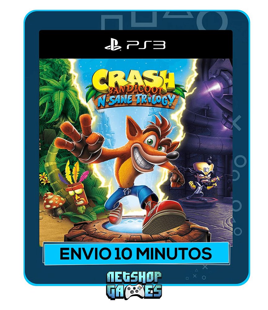 Crash Bandicoot Trilogy - Ps3 - Midia Digital - NetShop Games - Loja Para  Gamer's