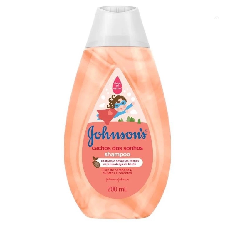 Shampoo para Bebês Johnson's Baby Cachos dos Sonhos 200ml Chega de