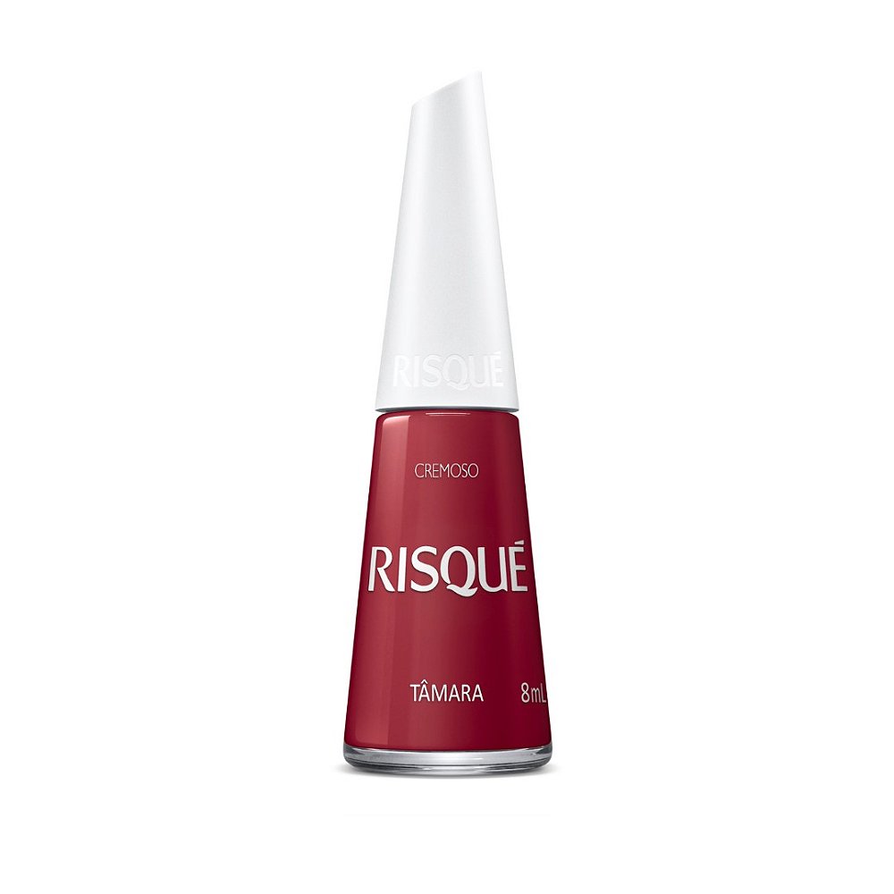 Esmalte Risqué Vinho Cremoso Tâmara 8ml - SHOPMODELO