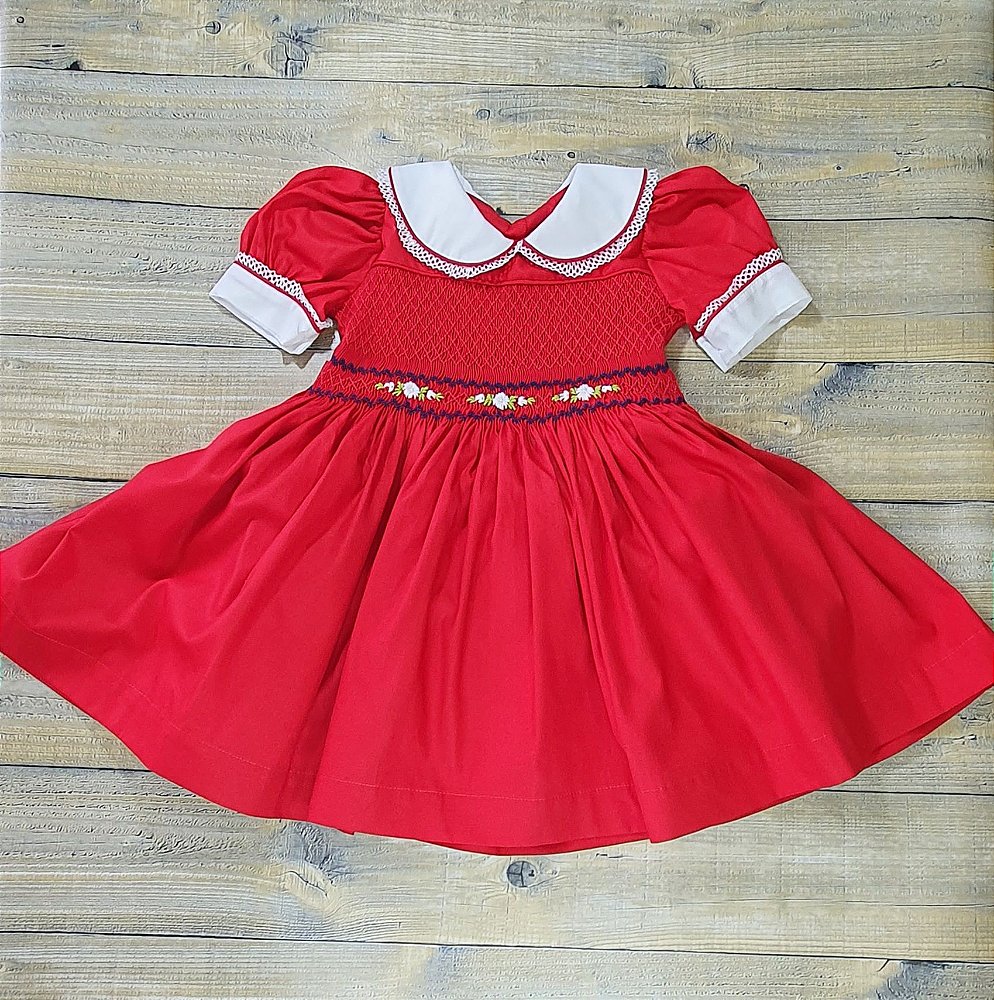 Vestido Casinha de Abelha Vermelho - <ziguezague>