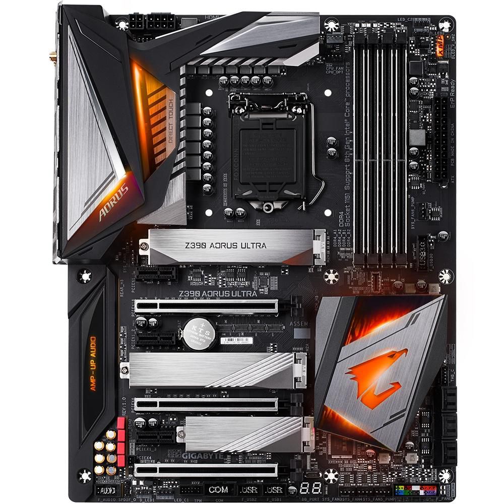 PLACA MÃE GIGABYTE Z390 AORUS ULTRA, Intel LGA 1151, REV.1.0, ATX, DDR4