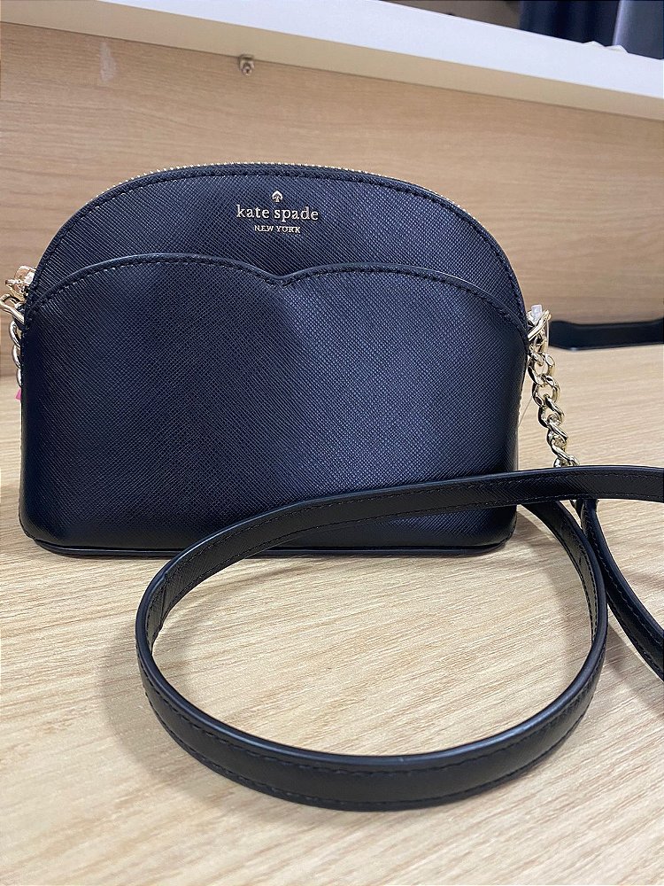 BOLSA CROSSBODY PRETA - KATE SPADE - Six Aveh Moda feminina