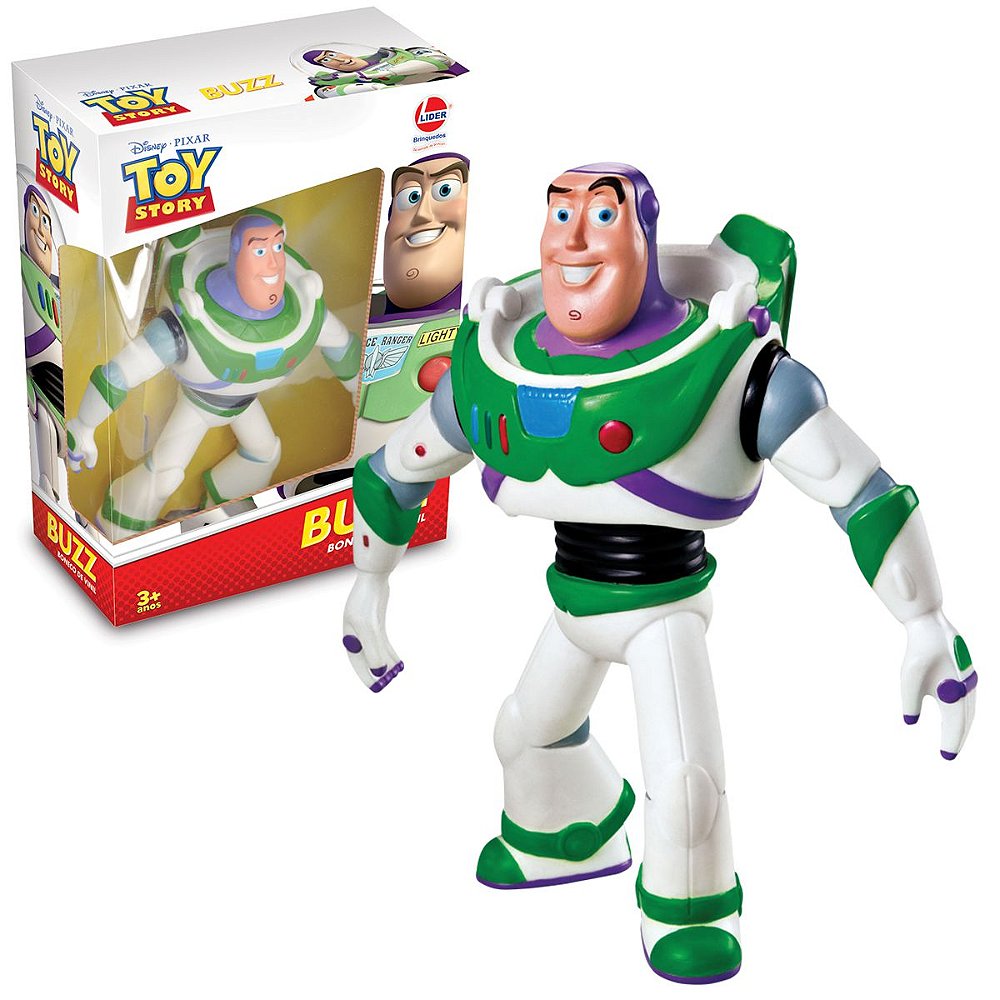 Boneco Vinil Toy Story Buzz Lightyear Articulado Original - Flex Importados