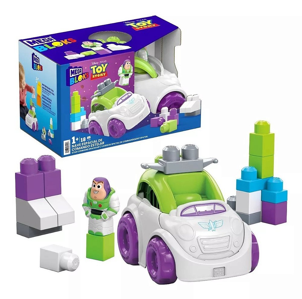 Mega Bloks Disney Nave Espacial De Comando Estelar HHN02 Mattel