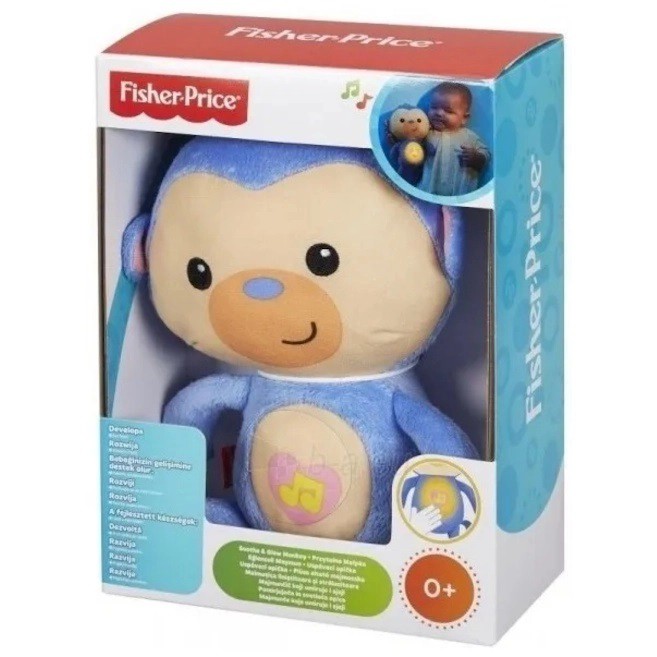 Pel cia Fisher Price Macaquinho Calmante Brilhos Luminosos CKV15 pel-cia-fisher-price-macaquinho-calmante-brilhos-luminosos-ckv15
