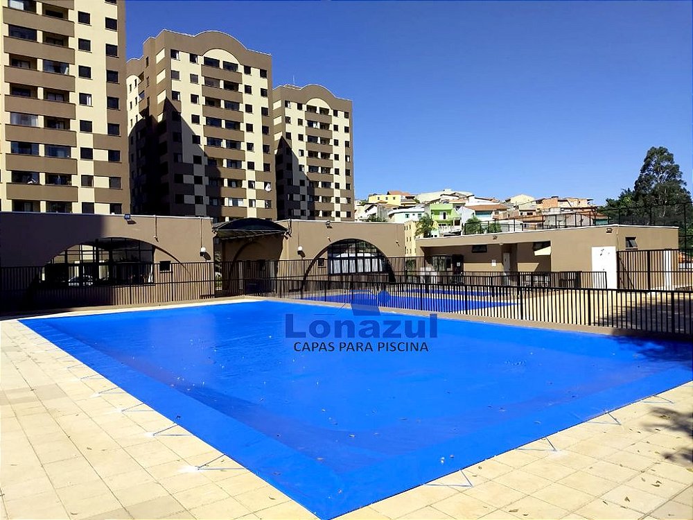 Capa lona azul para piscina grande 10,5x5,5 - Lonazul - Capas Para Piscina