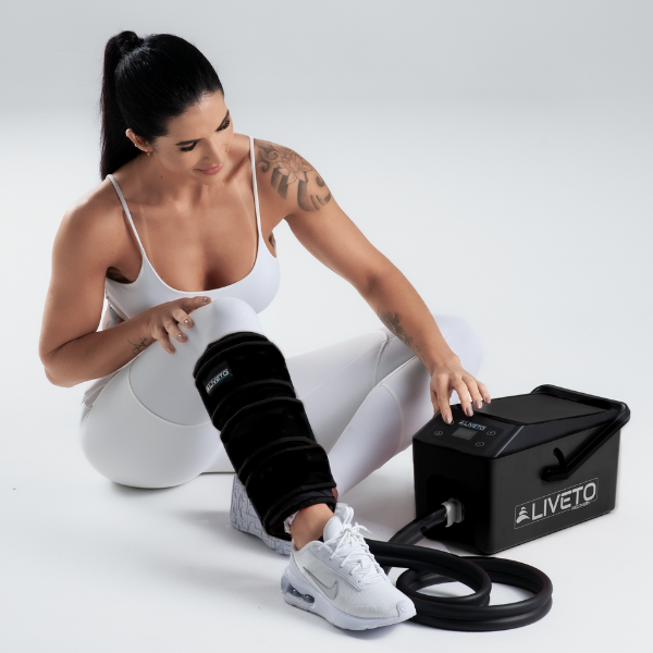 Vestimenta para Joelho - ICE AIR COMPRESSION - Liveto Recovery
