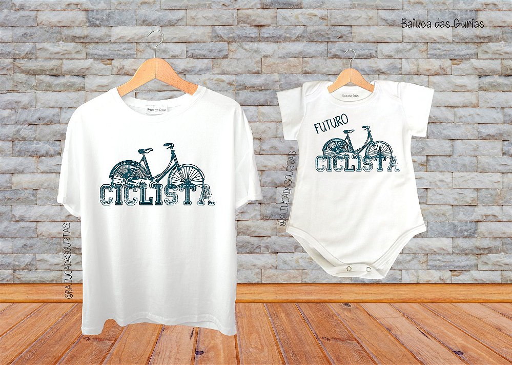 camiseta pai ciclista