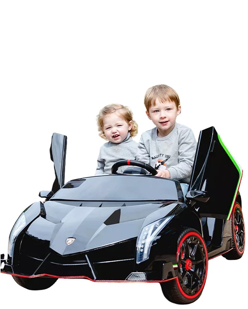 Mini carro elétrico Lamborghini 2 lugares - Carro Infantil