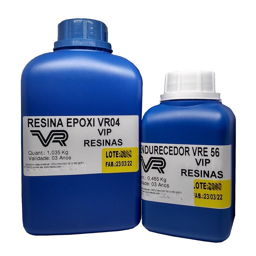 Resina Epóxi Rígida Vr04 15kg Baixa Espessura Média Viscosidade Vipresinas Loja Vip Resinas