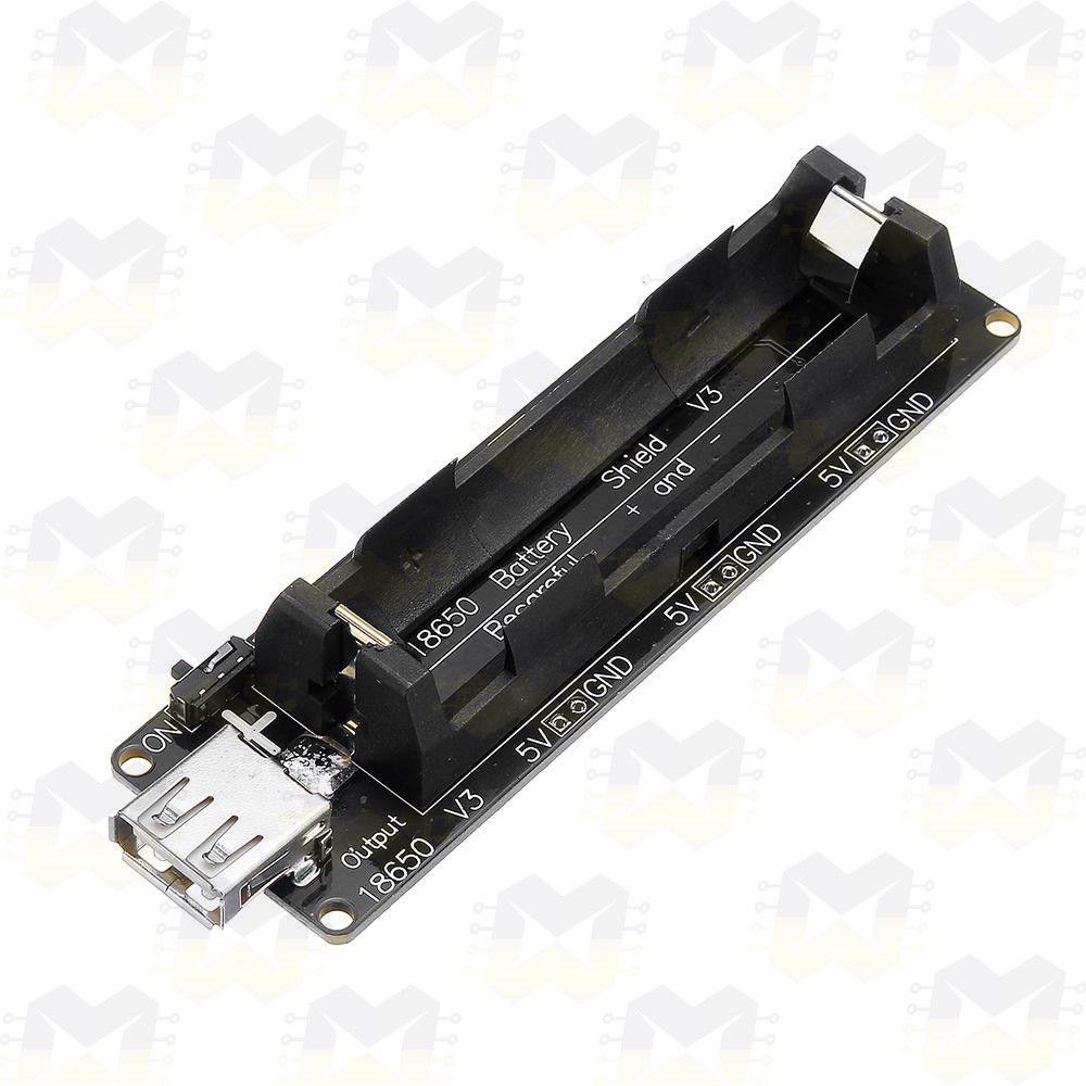 Shield V3 Carregador de Bateria 18650 com USB e Saída 3V / 5V -  MasterWalker Shop - Componentes Eletrônicos, Módulos, Sensores para  Arduino, ESP8266, Raspberry, Robótica