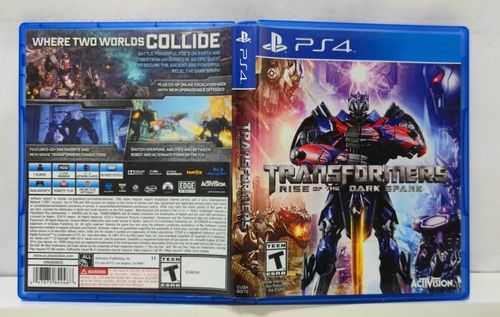 Transformers Rise Of The Dark Spark - PS4 - Semi-Novo - Carvalho Games