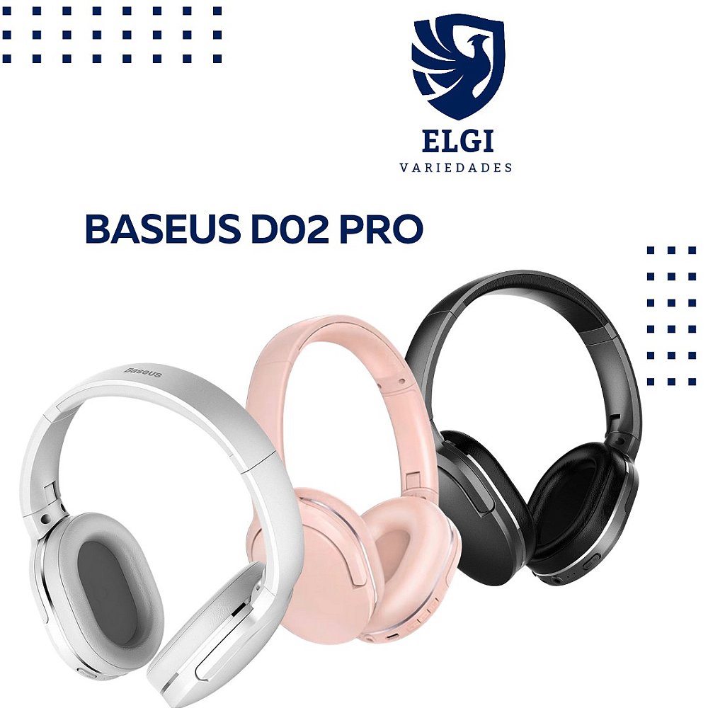 Baseus D02 Pro Bluetooth Headphone Stereo Wireless Head