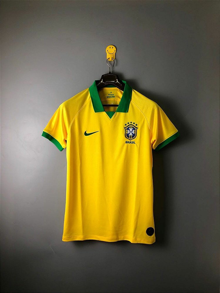 Camisa da Seleção Brasileira Amarelo 2019 Masculino - Gbg Sports