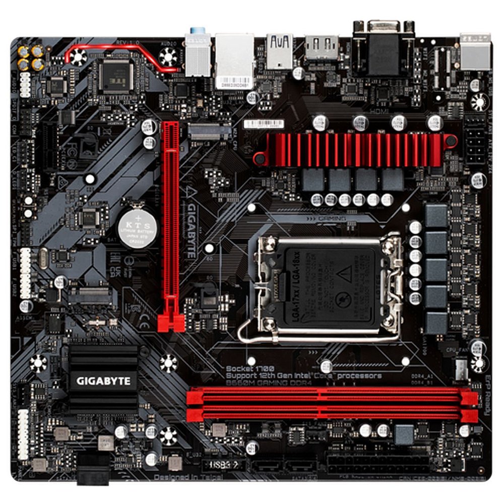 Placa mãe Gigabyte B660M Gaming DDR4 Matx Intel LGA 1700 M.2 NVME