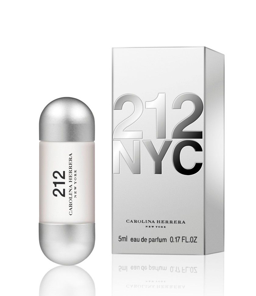 Miniatura 212 NYC Eau de Toilette Carolina Herrera - Perfume Feminino 5 ml  - Perfume Importado Original | Loja Online em Promoção