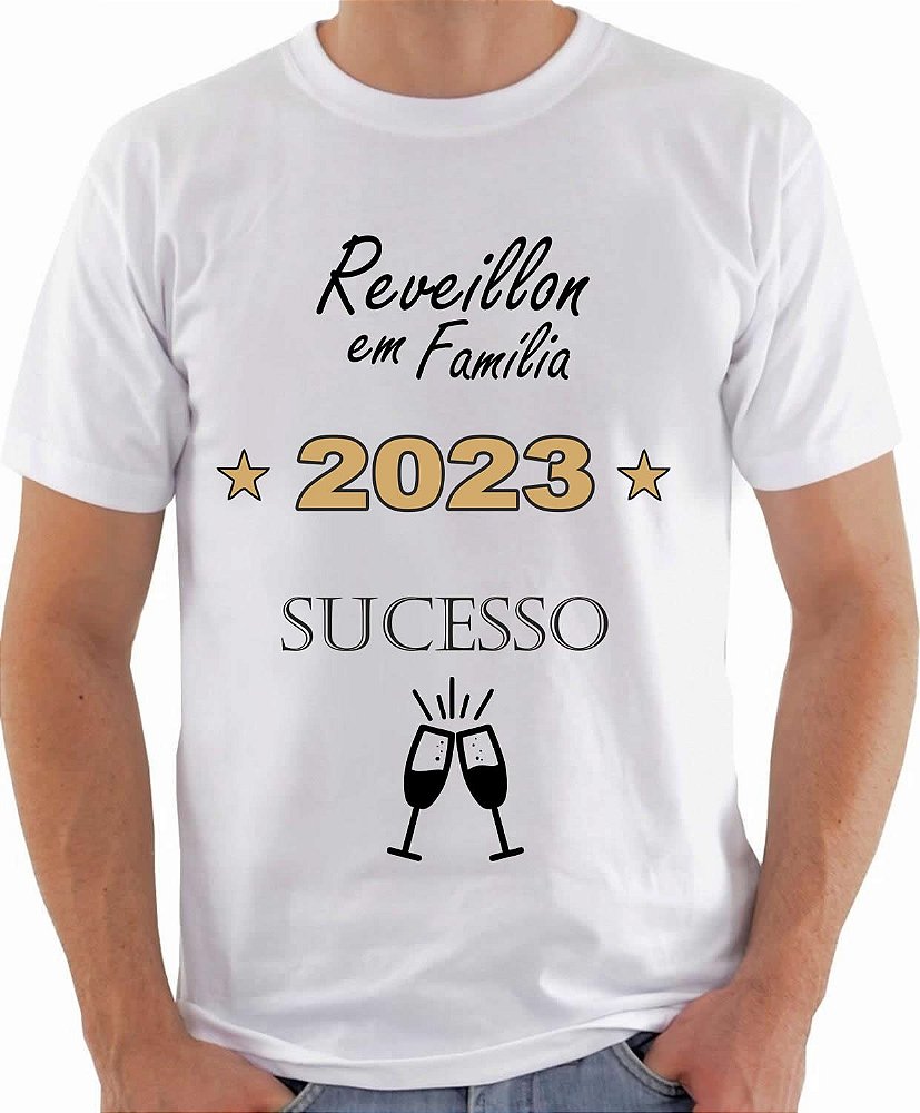 Camiseta personalizada Reveillon / Ano Novo 2023 - NickBina Web Store