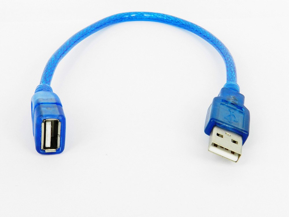 Cabo extensor USB 2.0 macho x femea 30cm blindado - Conexão sem limites