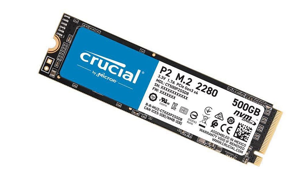Crucial SSD P2シリーズ 500GB M.2 NVMe